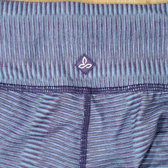 🔹️Prana Purple & Blue Maison Cropped Athletic Pants Small - Picture 6 of 8